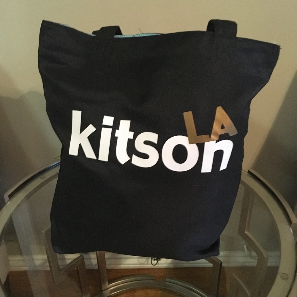 NWOT Kitson Tote Bag Black and White
